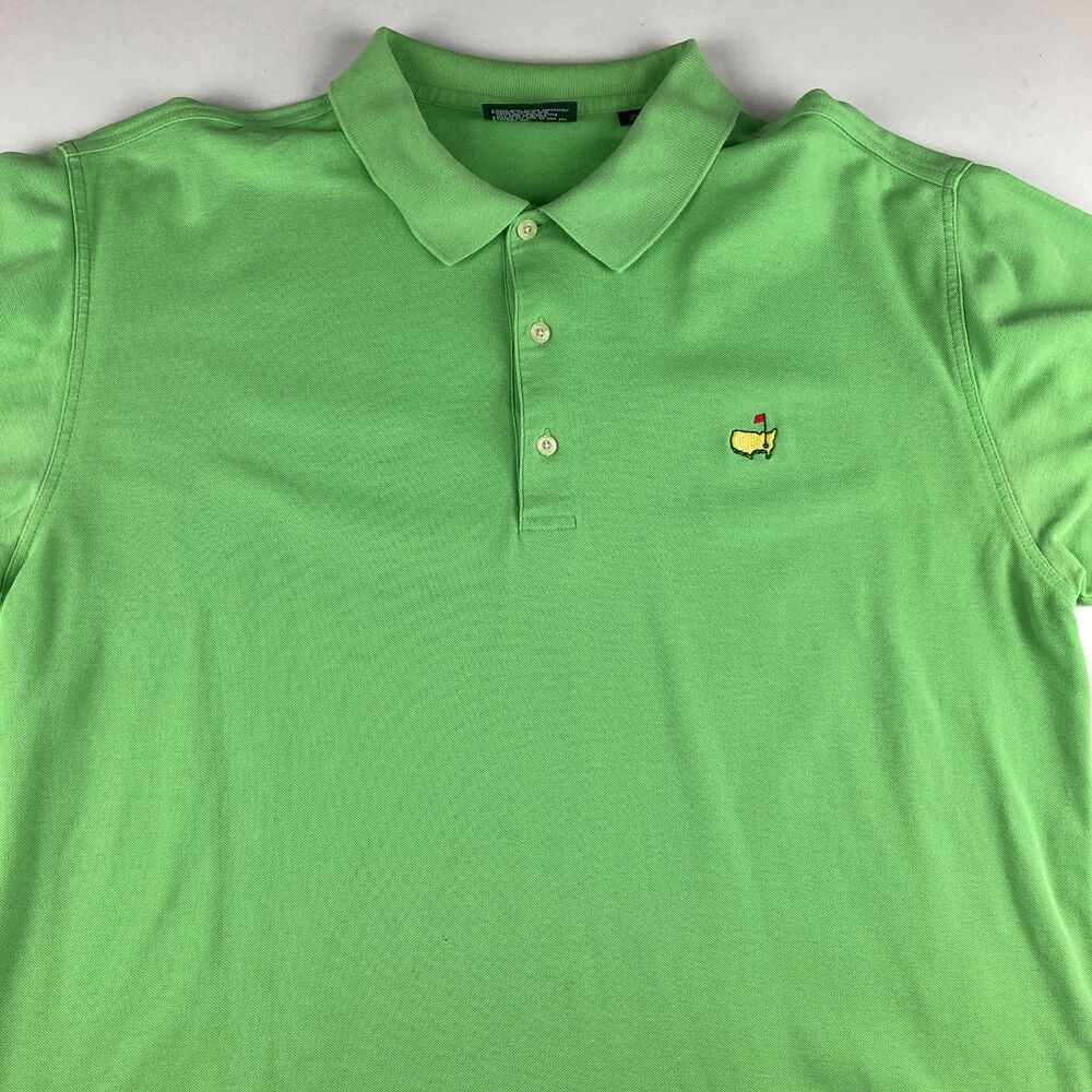 Masters Collection Polo Shirt Mens XL Green Augusta Golf Cotton